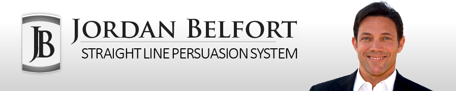 The Straight Line Persuasion System by Jordan Belfort